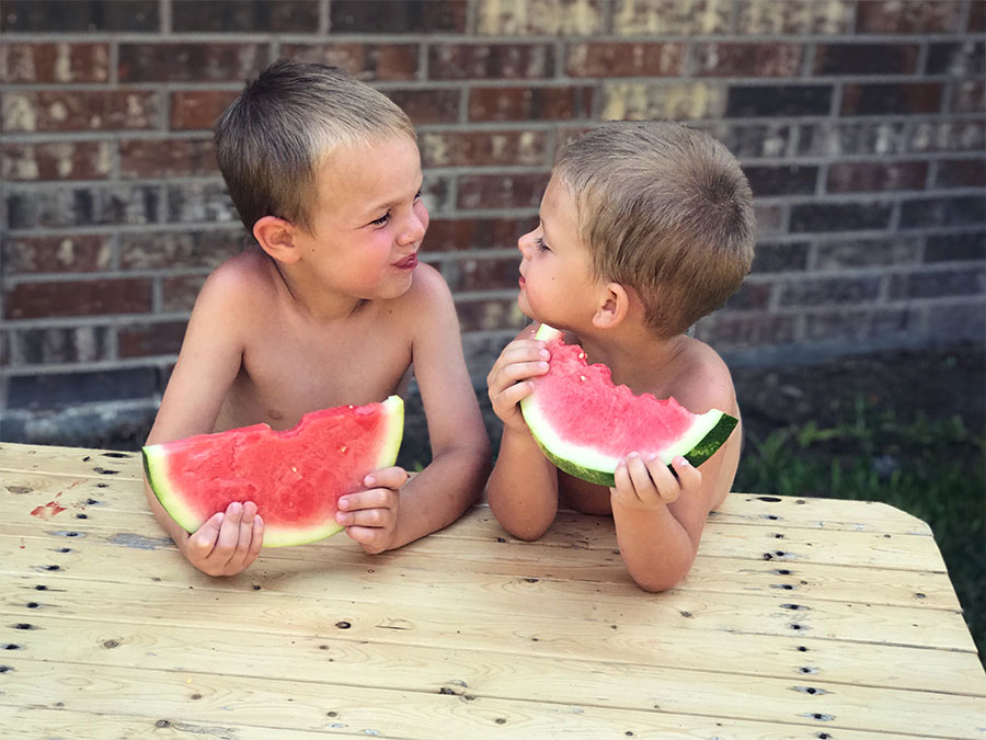 "Summer Watermelon Smiles" by Ivory Good